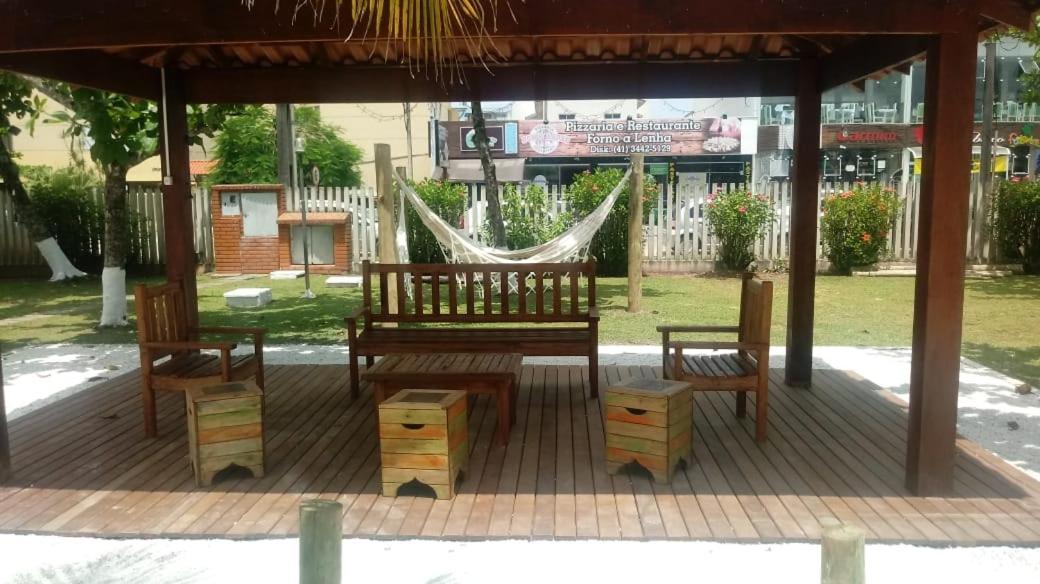 Apto Espetacular A 50 M Do Mar Em Condominio Com Piscinas Maravilhosas Guaratuba Eksteriør billede